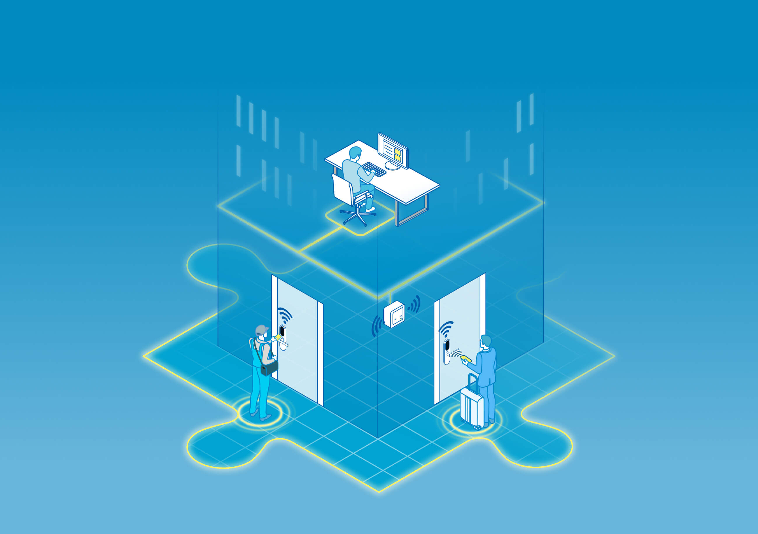Integracja systemu kontroli dostępu RACS 5 z zamkami bezprzewodowymi Aperio firmy ASSA ABLOY